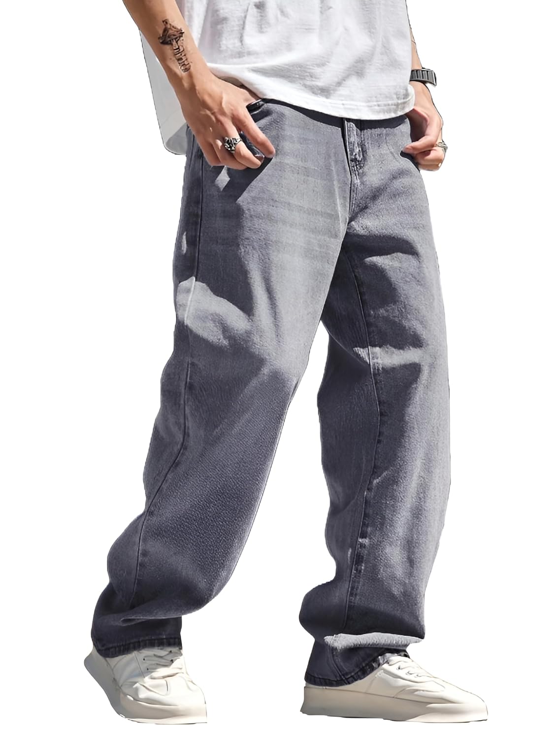 Ben Martin Men’s Loose Mid Rise Jeans