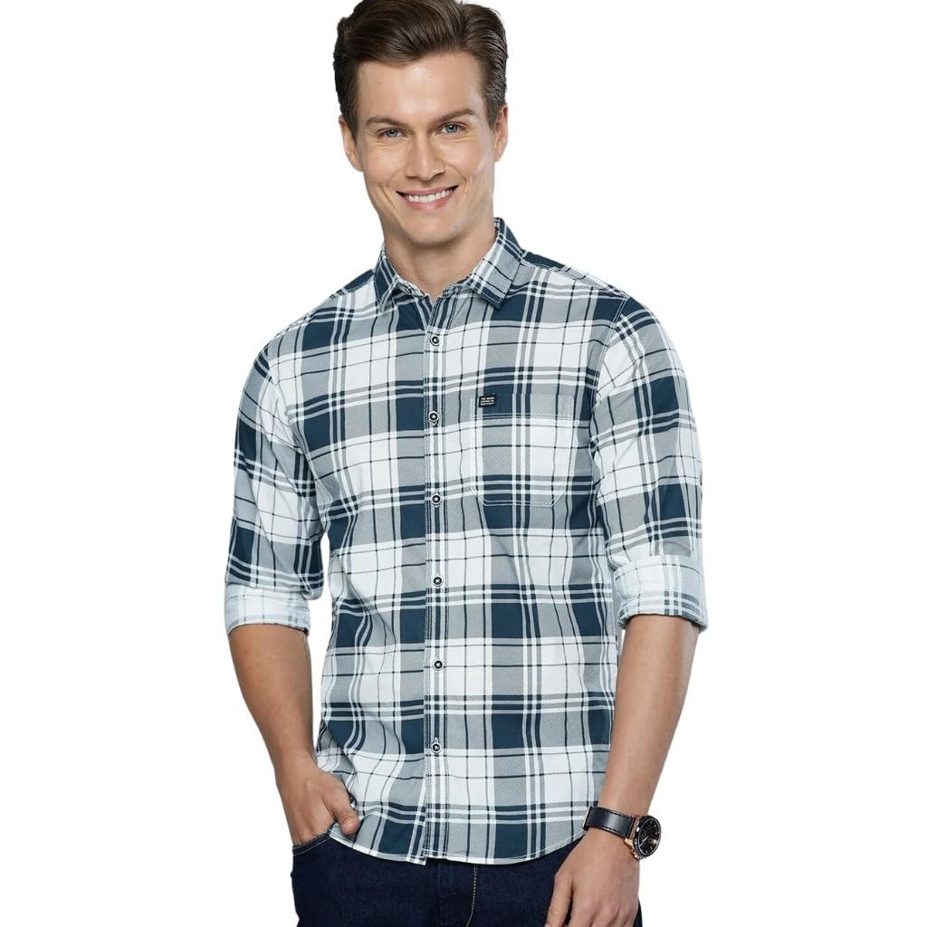 The Indian Garage Co Men’s Cotton Slim Fit Shirt