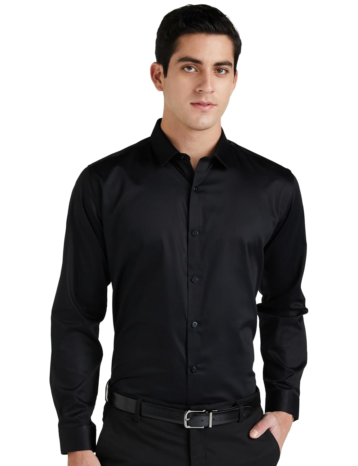 Van Heusen Men’s Solid Slim Fit Shirt