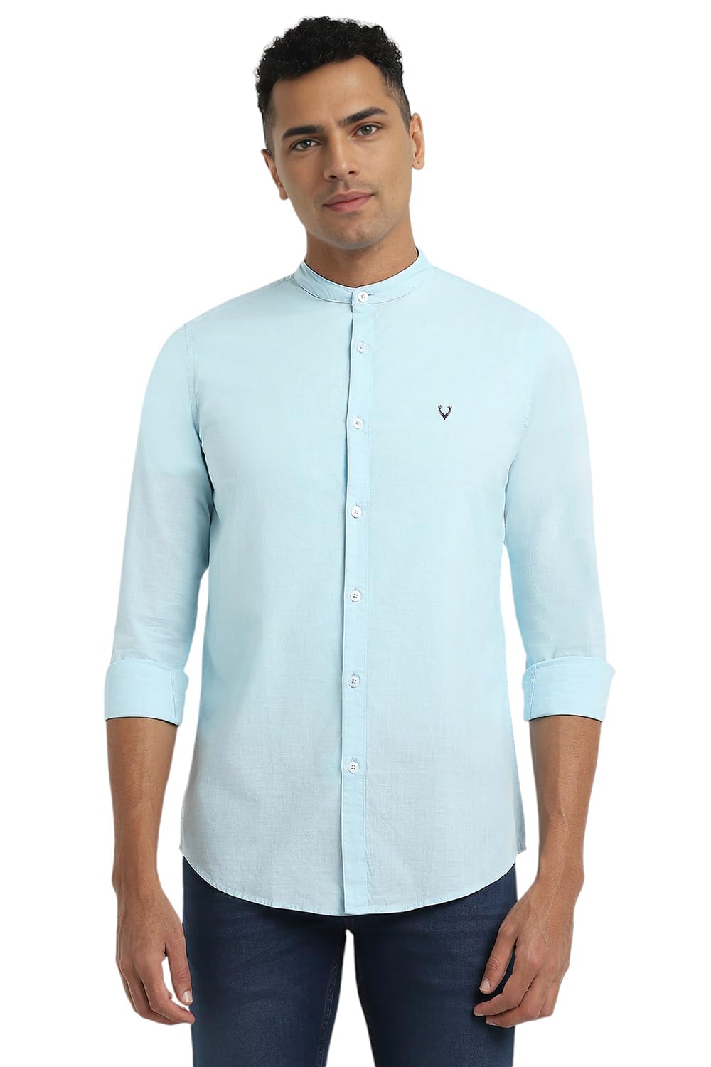 Allen Solly Men’s 100% Cotton Slim Fit Shirt