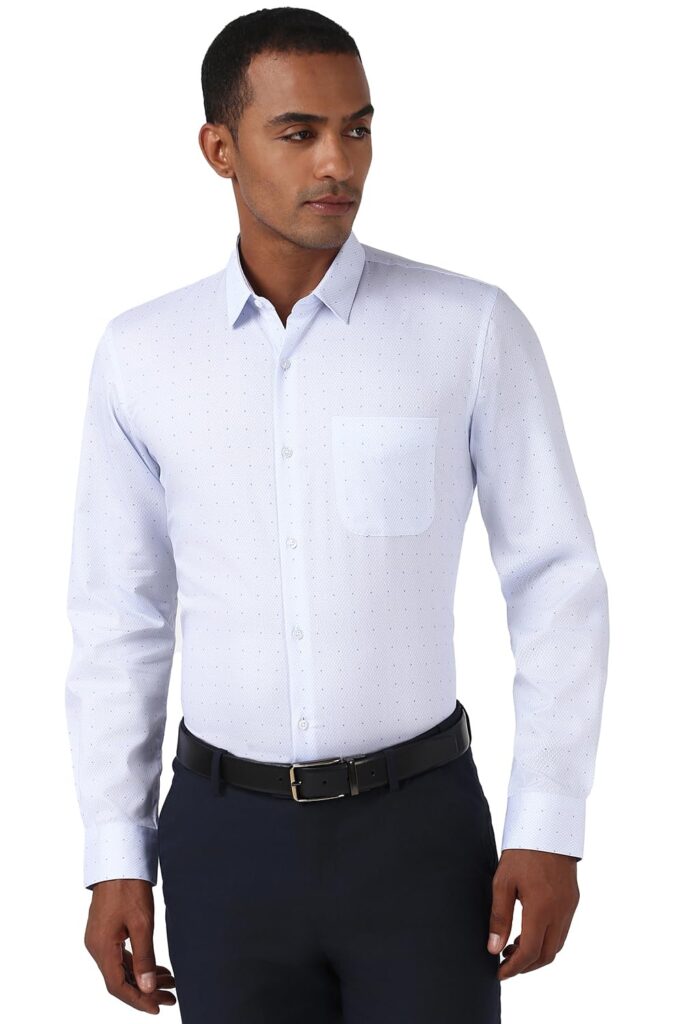 Peter England Men’s Solid Slim Fit Shirt Peter England Men’s Solid Slim Fit Shirt