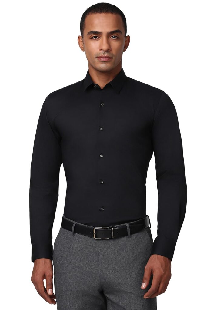 Peter England Men’s Solid Slim Fit Shirt