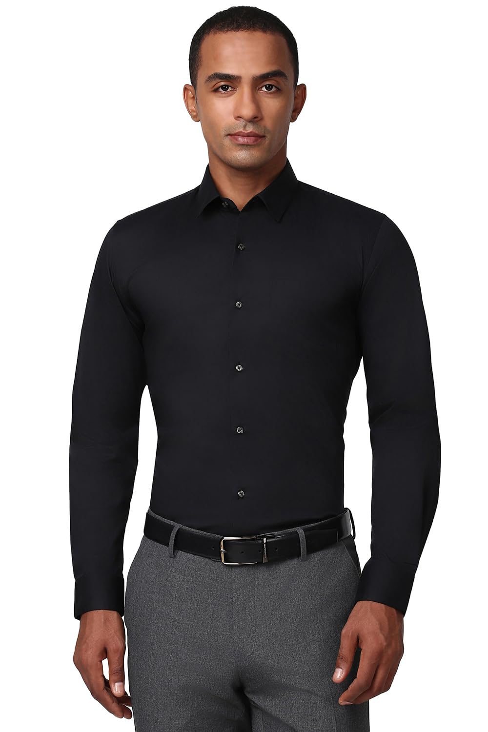 Peter England Men’s Solid Slim Fit Shirt Peter England Men’s Solid Slim Fit Shirt