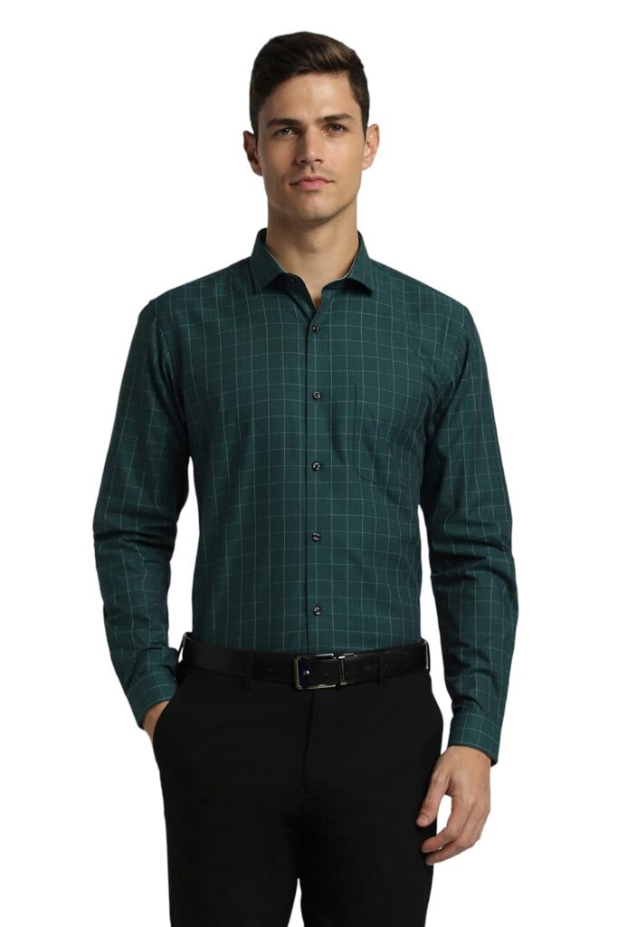 Peter England Men’s Solid Slim Fit Shirt
