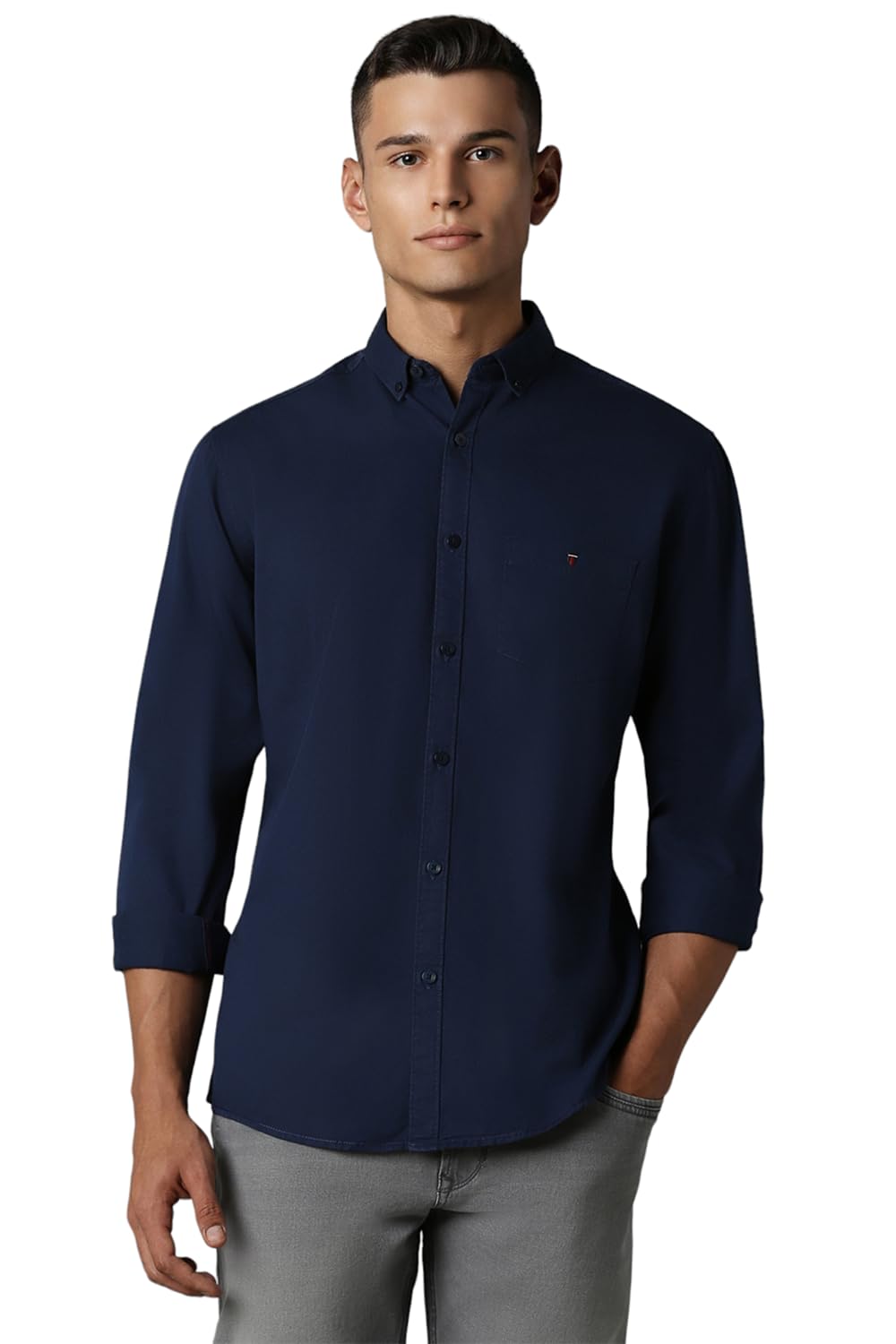 Louis Philippe Men’s Cotton Slim Fit Shirt