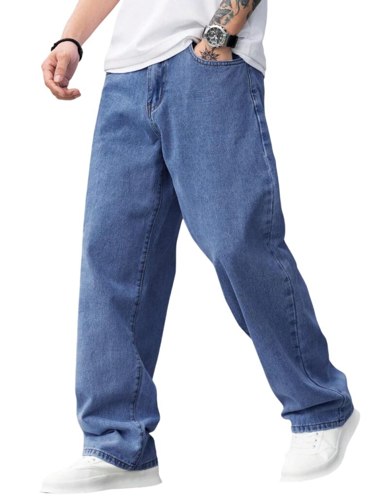 TAGAS Jeans for Men| Baggy Fit Cotton Pant for Mens || Relaxed FIT Denim Jeans|