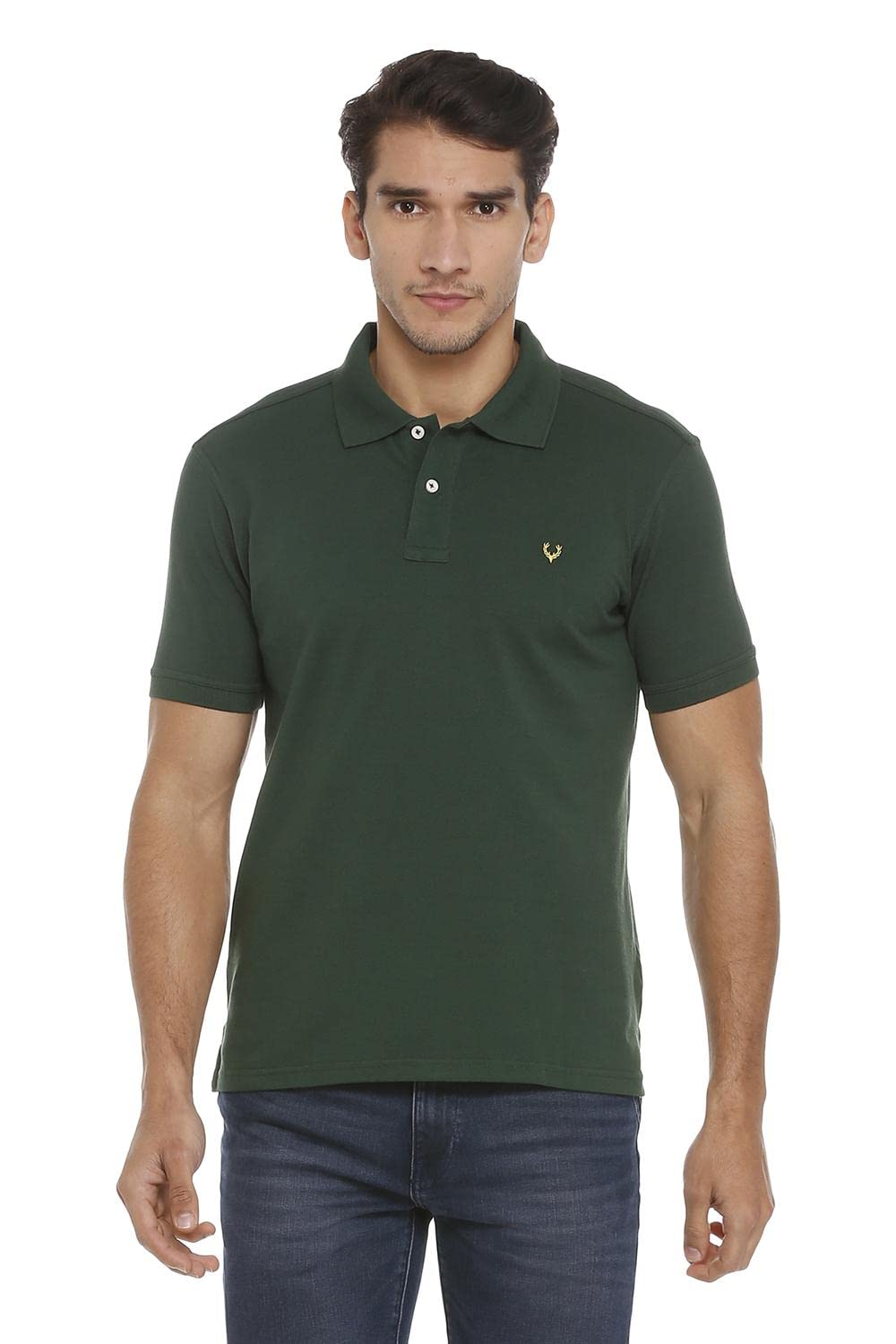 Allen Solly Men’s Cotton Regular Fit Polo T-Shirt