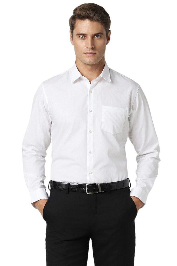 Peter England Men’s Cotton Slim Fit Shirt