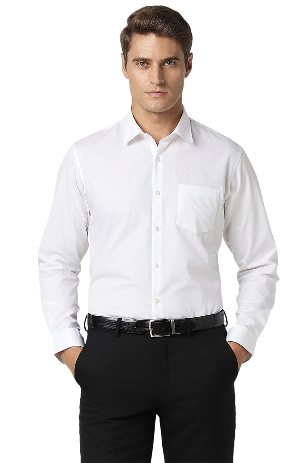Peter England Men’s Cotton Slim Fit Shirt