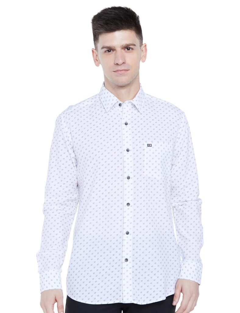 Arrow Men’s 100% Cotton Slim Fit Shirt Arrow Men’s 100% Cotton Slim Fit Shirt