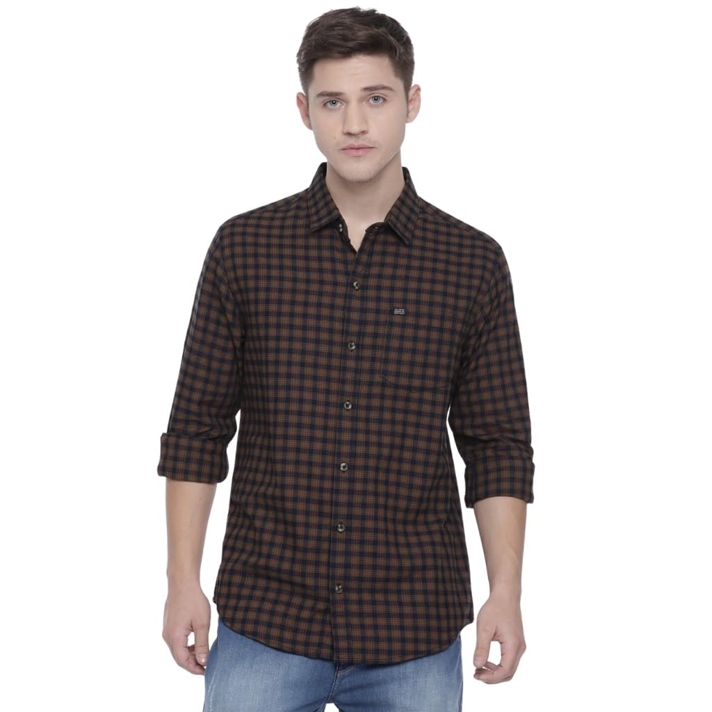 The Indian Garage Co Men’s Cotton Slim Fit Shirt