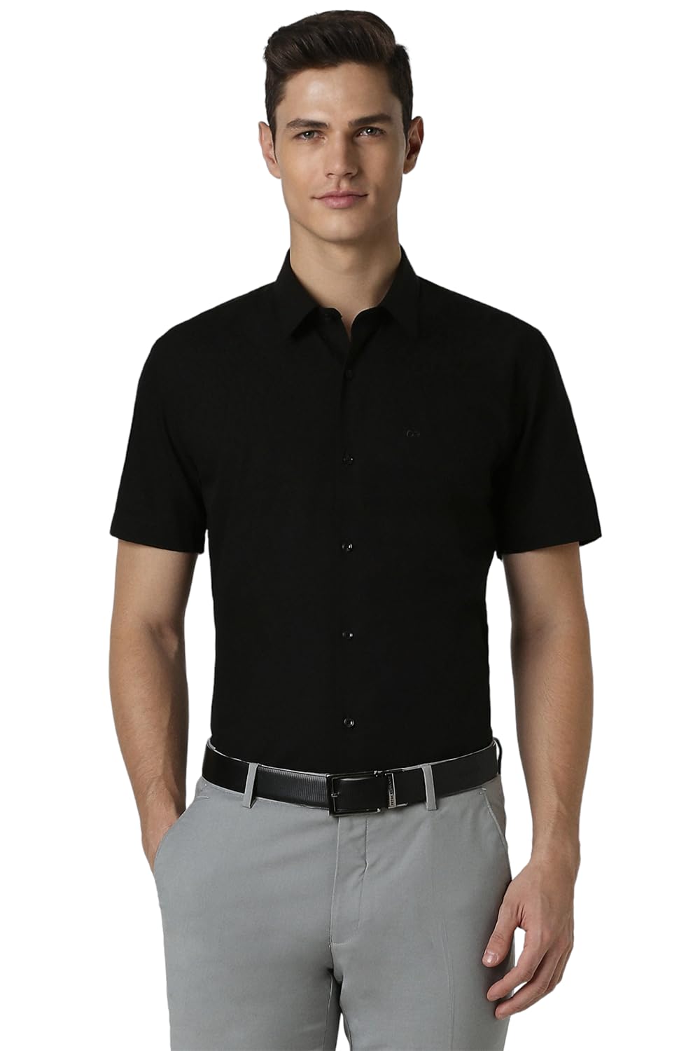 Peter England Men’s Cotton Solid Slim Fit Shirt Peter England Men’s Cotton Solid Slim Fit Shirt