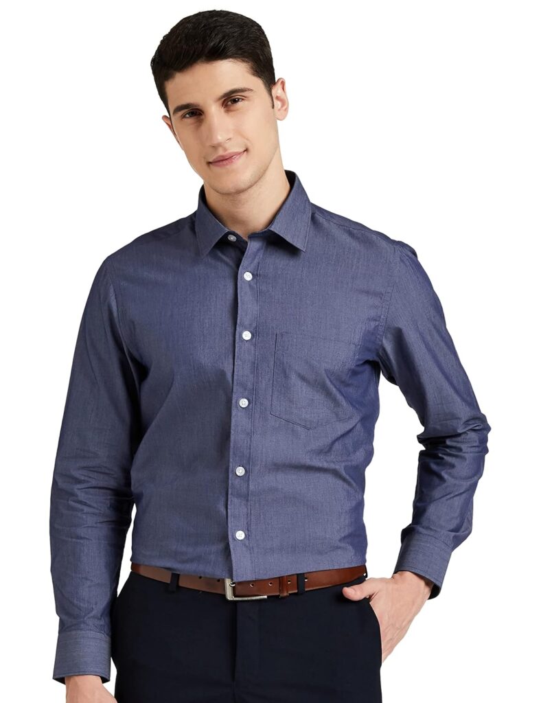 Amazon Brand – Symbol Men’s Cotton Slim Fit Shirt