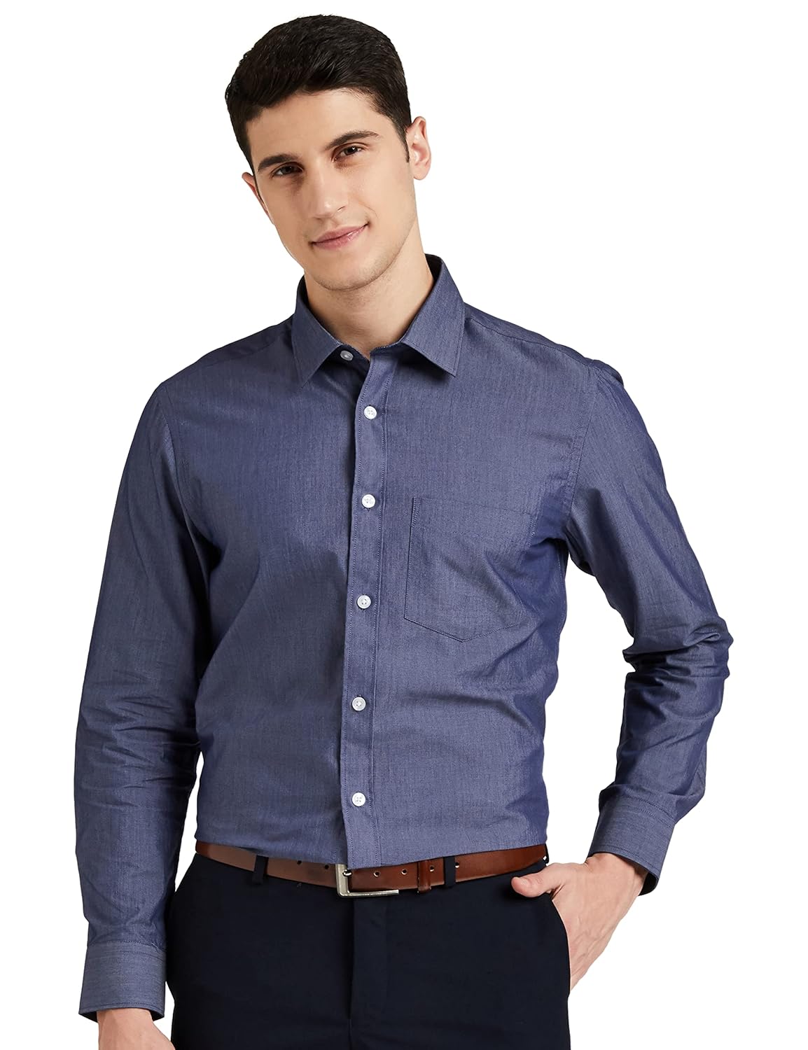 Amazon Brand – Symbol Men’s Cotton Slim Fit Shirt