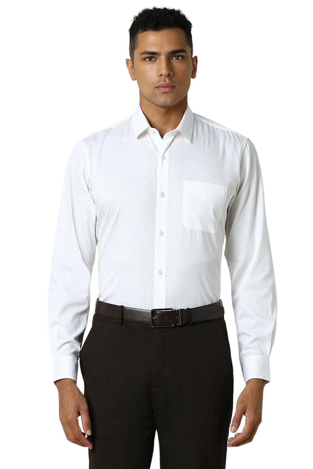 Peter England Men’s Cotton Regular Fit Shirt