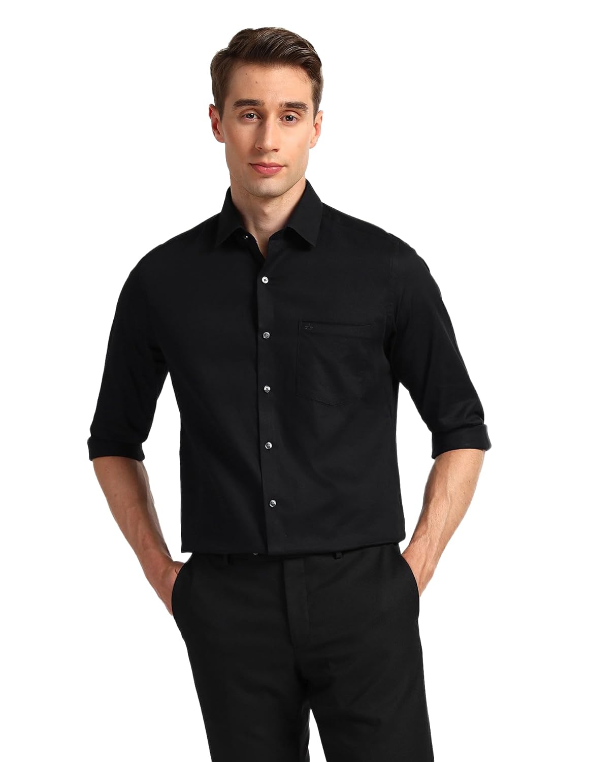 Arrow Men’s Solid Slim Fit Shirt Arrow Men’s Solid Slim Fit Shirt