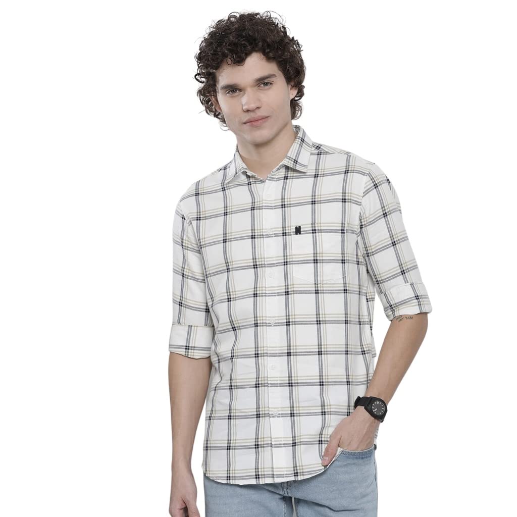 The Indian Garage Co Men’s Cotton Regular Fit Shirt