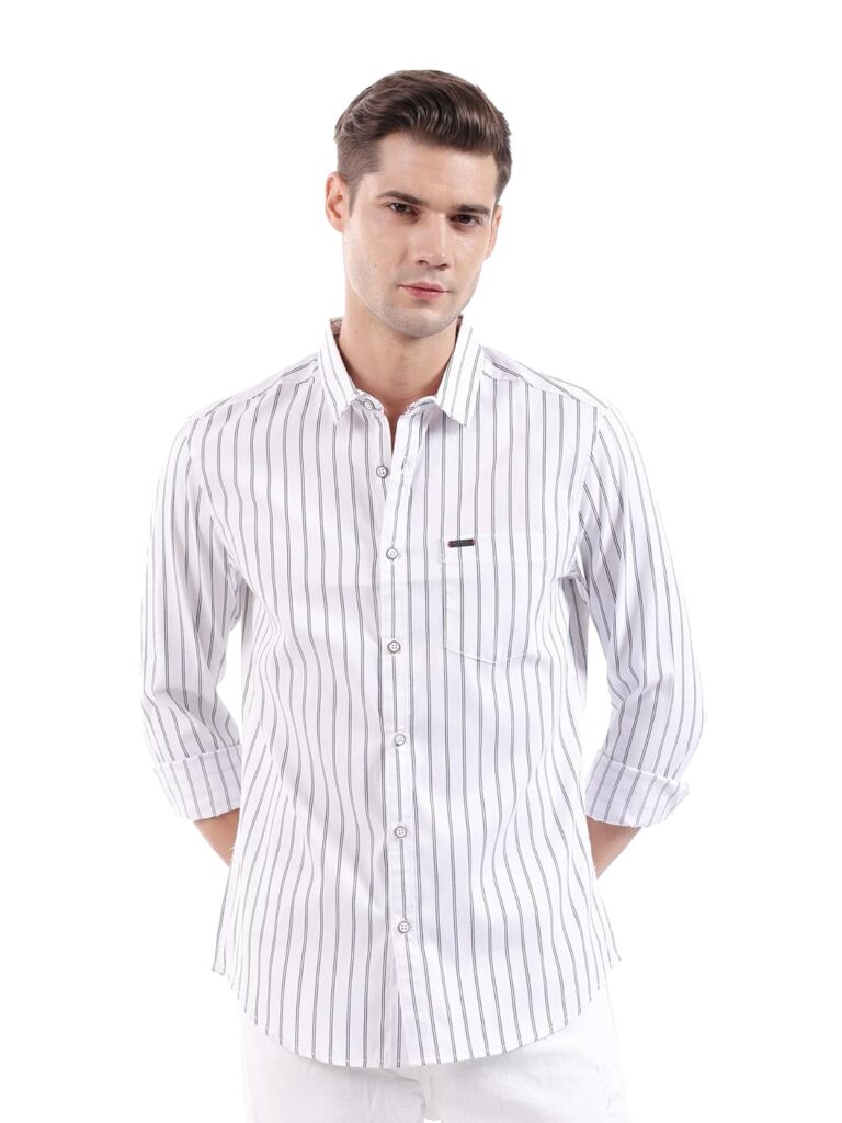 The Indian Garage Co Men’s Cotton Slim Fit Shirt