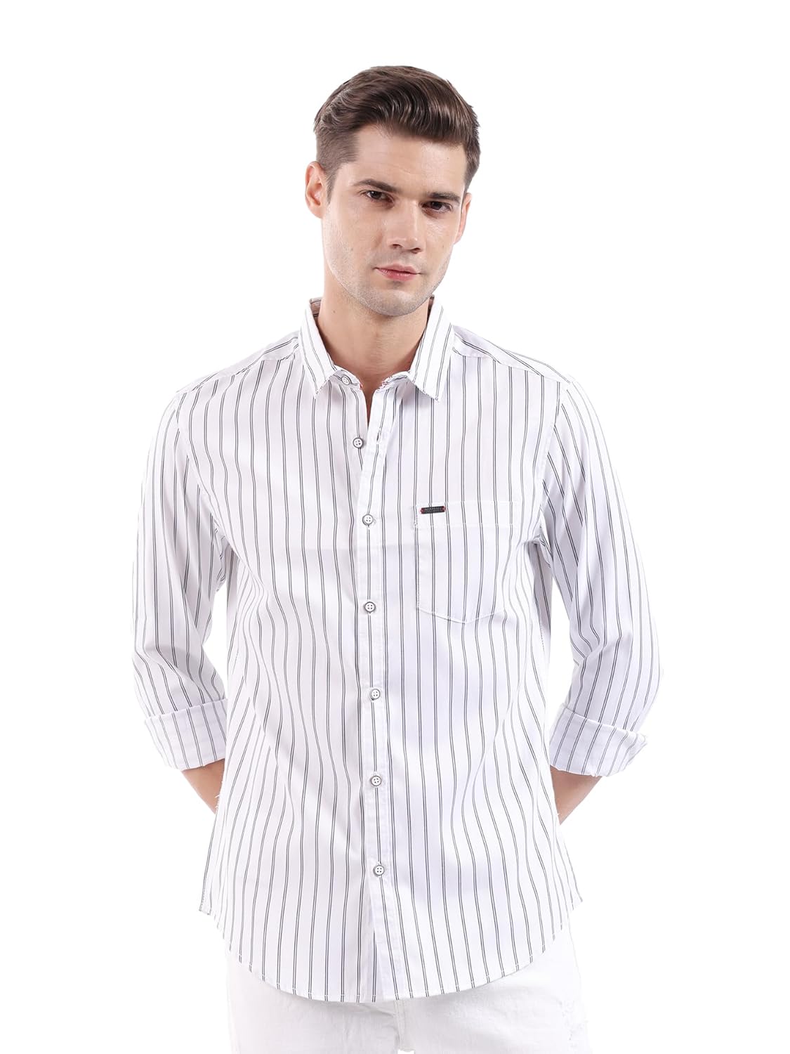 The Indian Garage Co Men’s Cotton Slim Fit Shirt