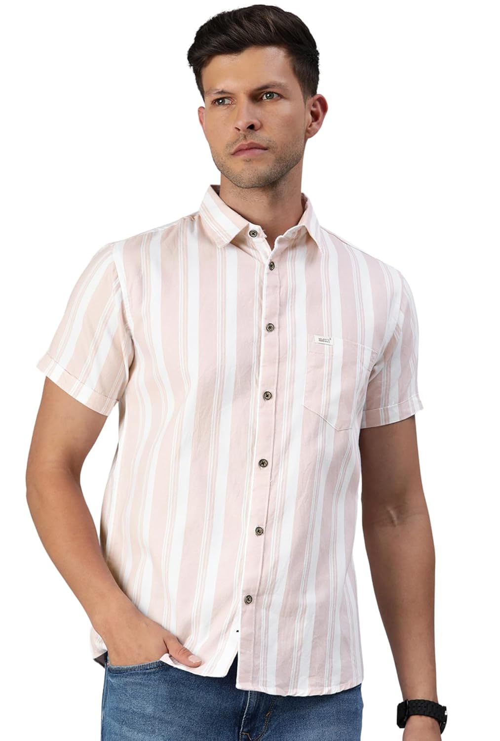 Majestic Man Men’s Cotton Slim Fit Shirt
