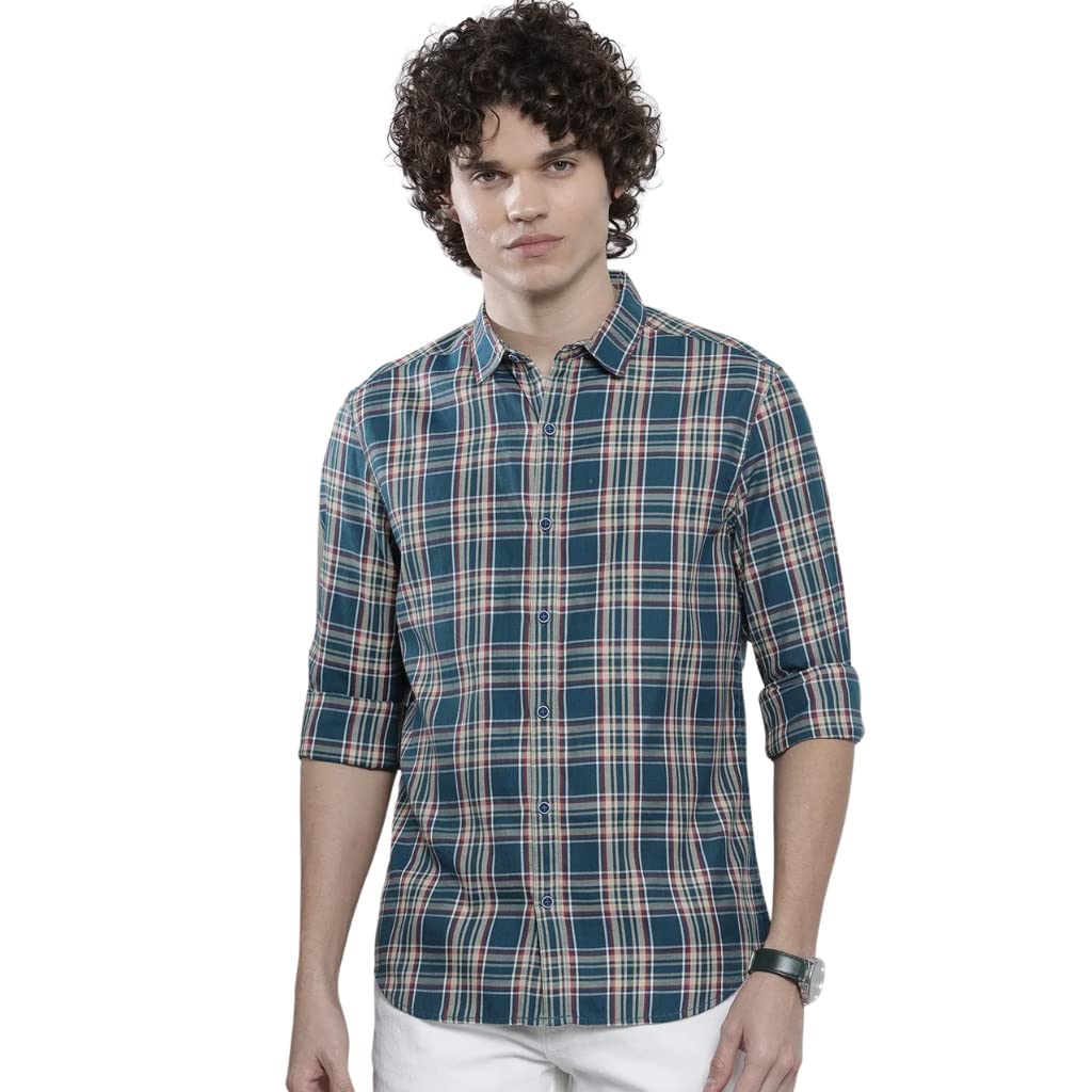 The Indian Garage Co Men’s Cotton Regular Fit Shirt The Indian Garage Co Men’s Cotton Regular Fit Shirt
