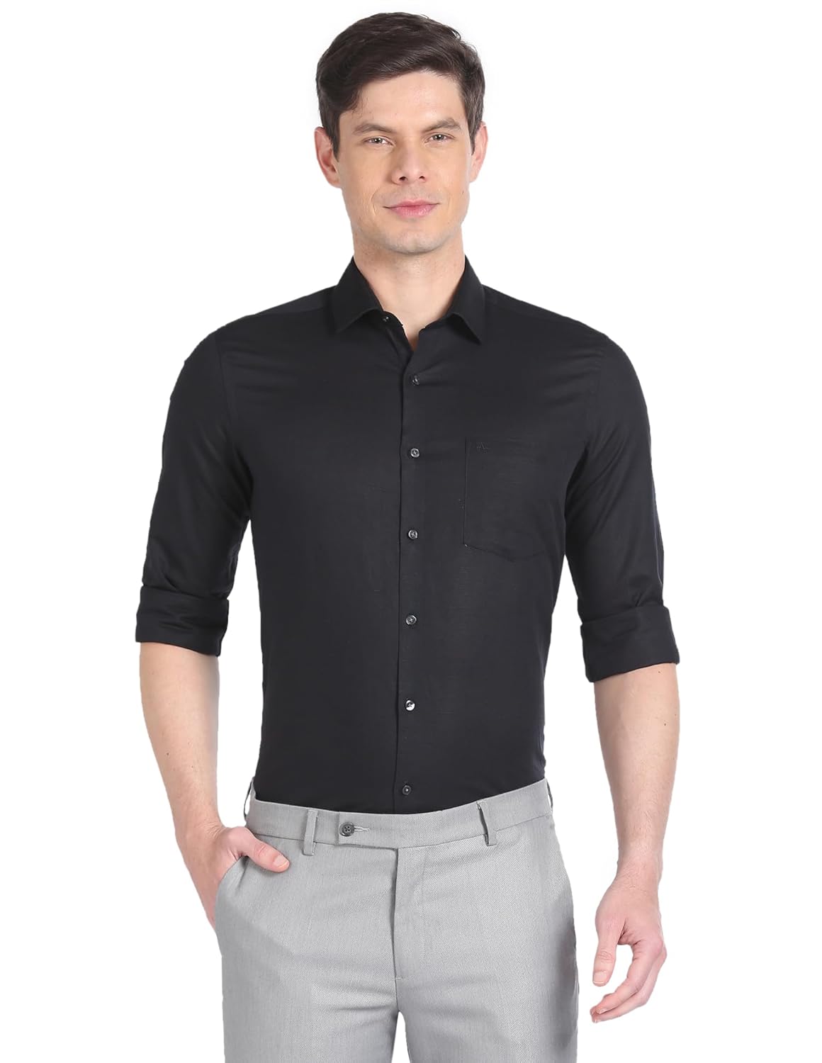 Arrow Men’s 100% Cotton Slim Fit Shirt Arrow Men’s 100% Cotton Slim Fit Shirt