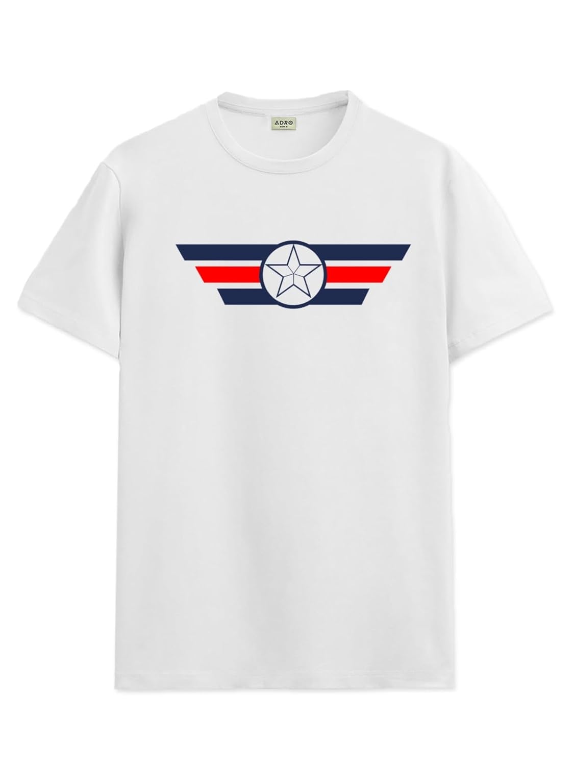ADRO Tshirt for Men | Printed T Shirt for Men | 100% Cotton Regular Fit T-Shirt |Printed T Shirt