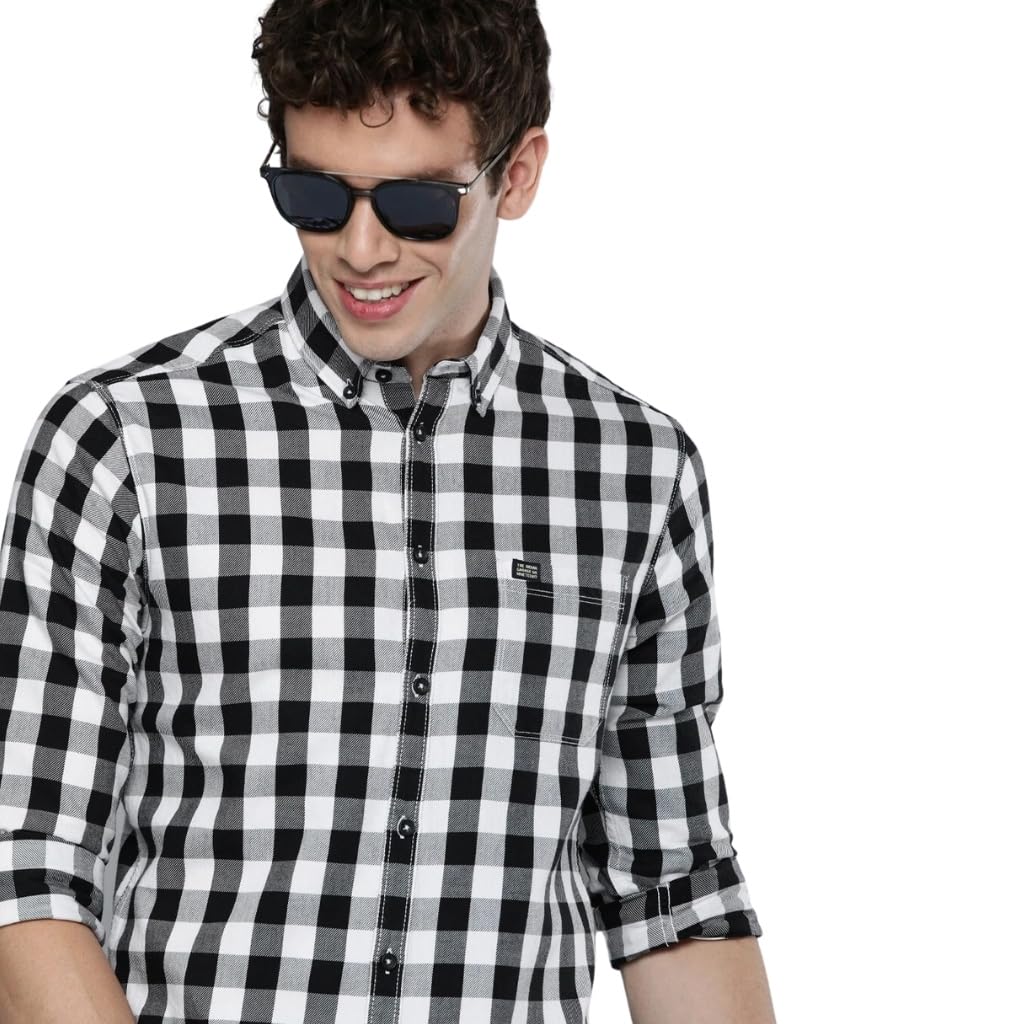 The Indian Garage Co Men’s Cotton Slim Fit Shirt