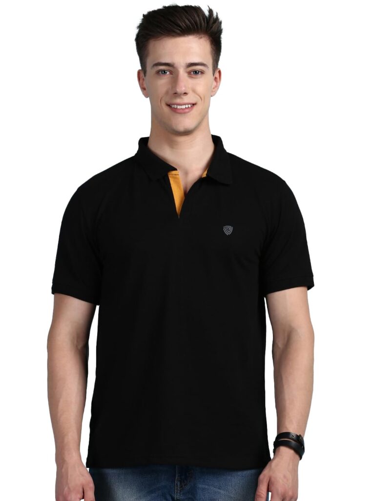 Lux Cozi Men’s Cotton Regular Fit Polo T-Shirt