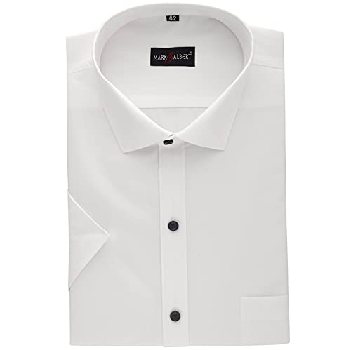 MARK & ALBERT Men’s Half Sleeves Regular Shirt