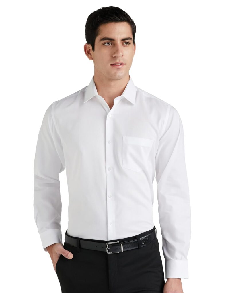 Van Heusen Men’s Solid Regular Fit Shirt