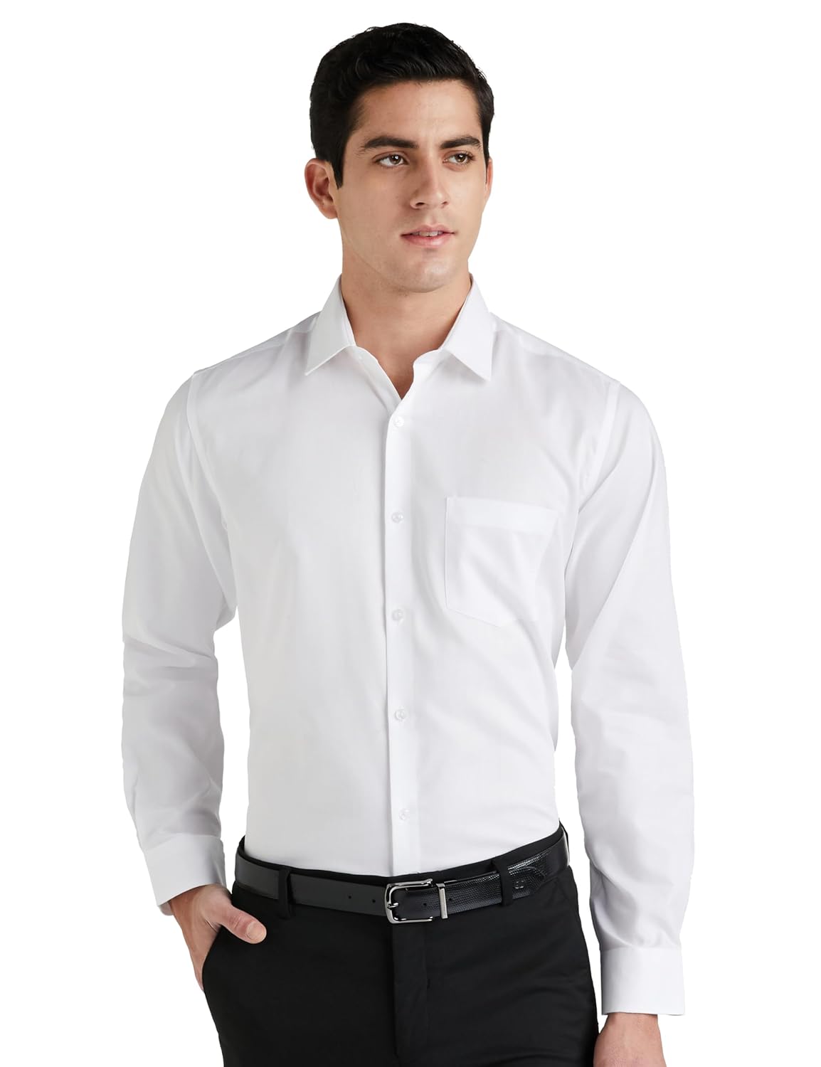 Van Heusen Men’s Solid Regular Fit Shirt