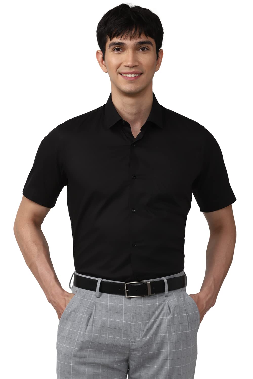 Peter England Men’s Solid Regular Fit Shirt Peter England Men’s Solid Regular Fit Shirt