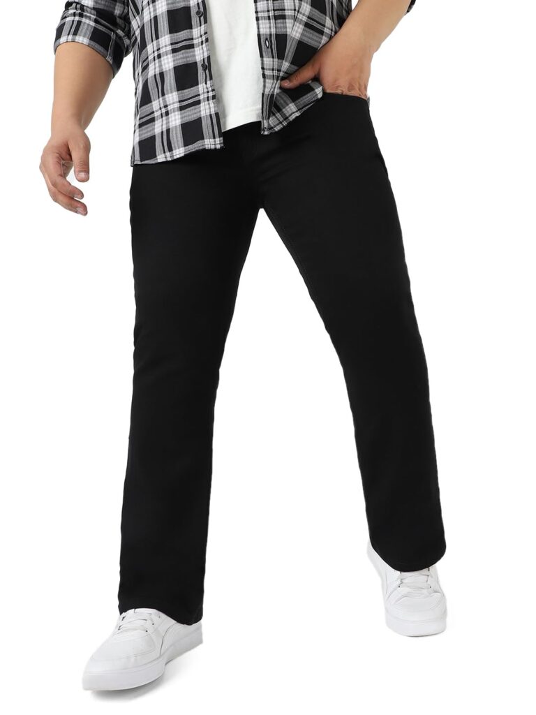Urbano Plus Men’s Regular Fit Mid Rise Jeans