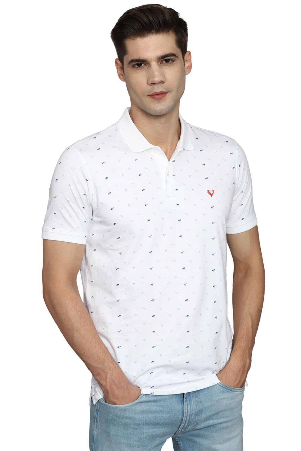 Allen Solly Men’s 100% Cotton Regular Fit T-Shirt