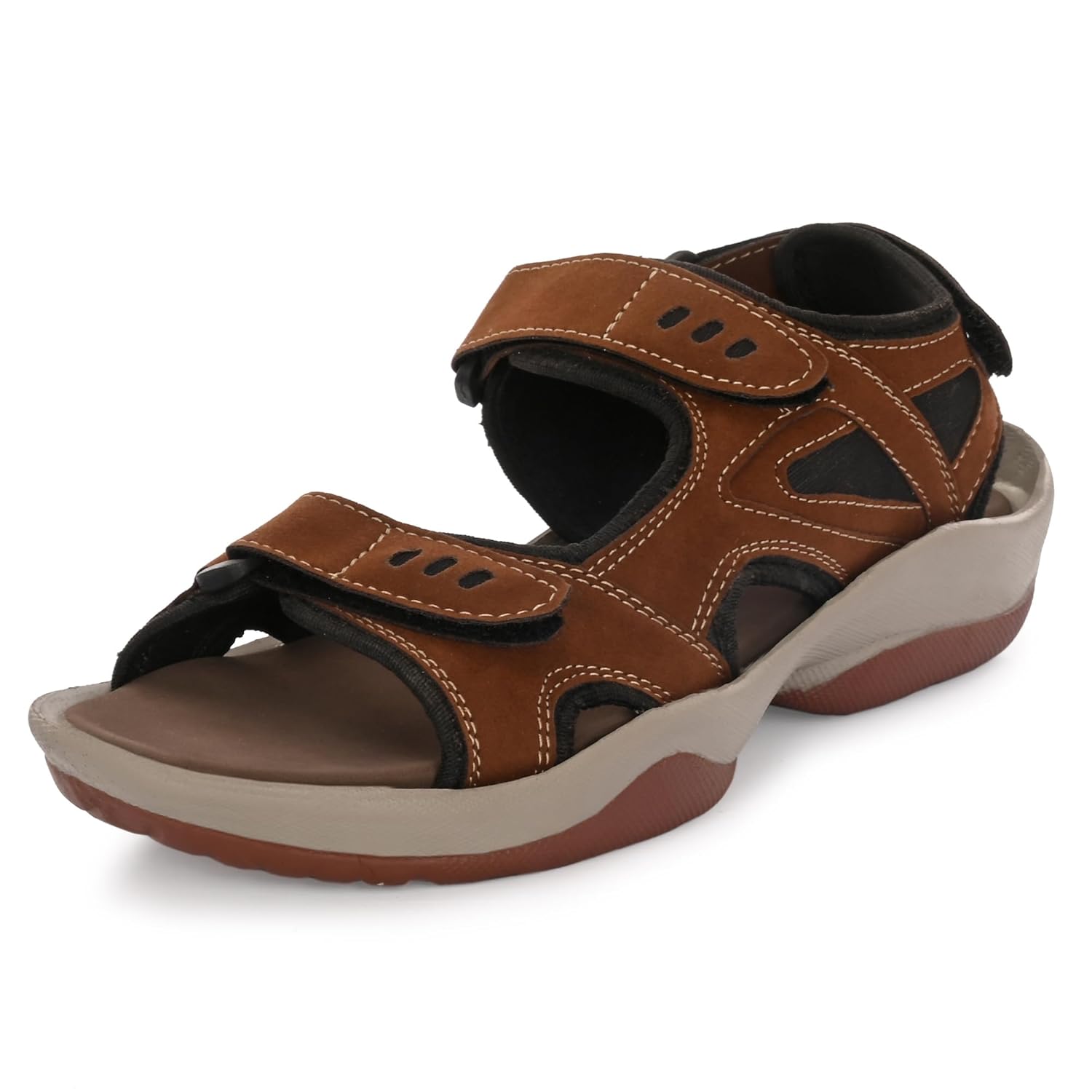 Centrino Men’s Outdoor Sandals Summer Men’s Beach Anti-SKid Casual Sandals for Trekking Walking Hiking Comfortable Close Strap (3254)