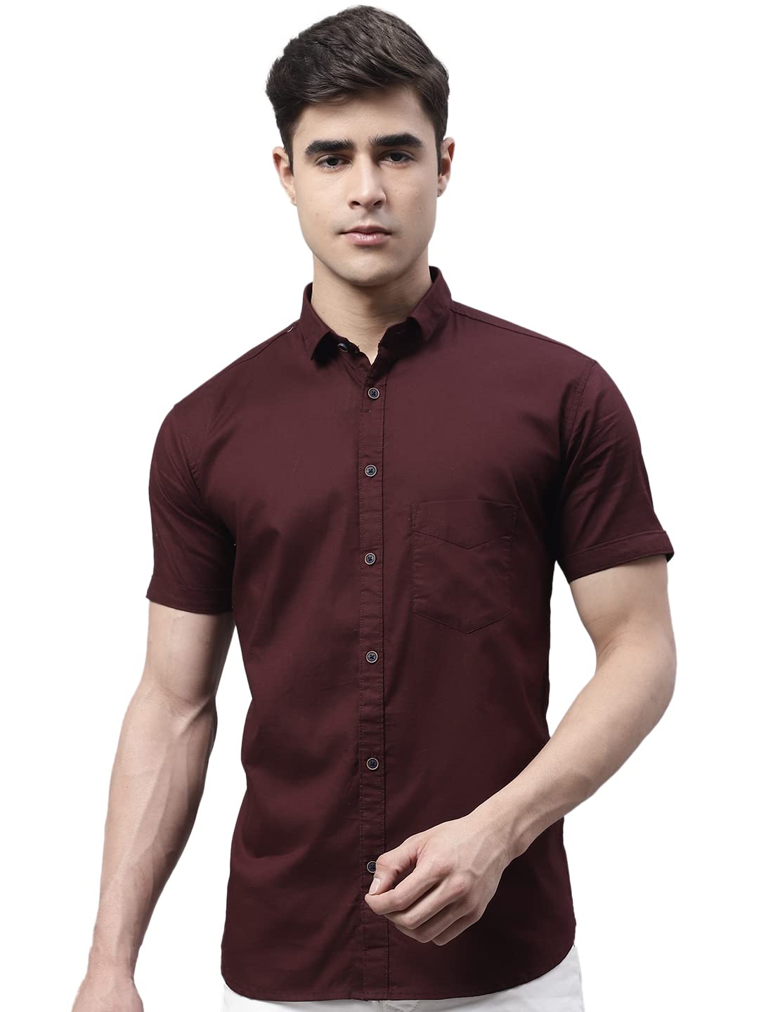 Majestic Man Men’s Cotton Slim Fit Shirt
