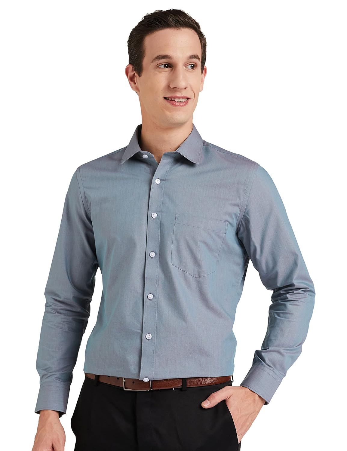 Amazon Brand – Symbol Men’s Cotton Slim Fit Shirt