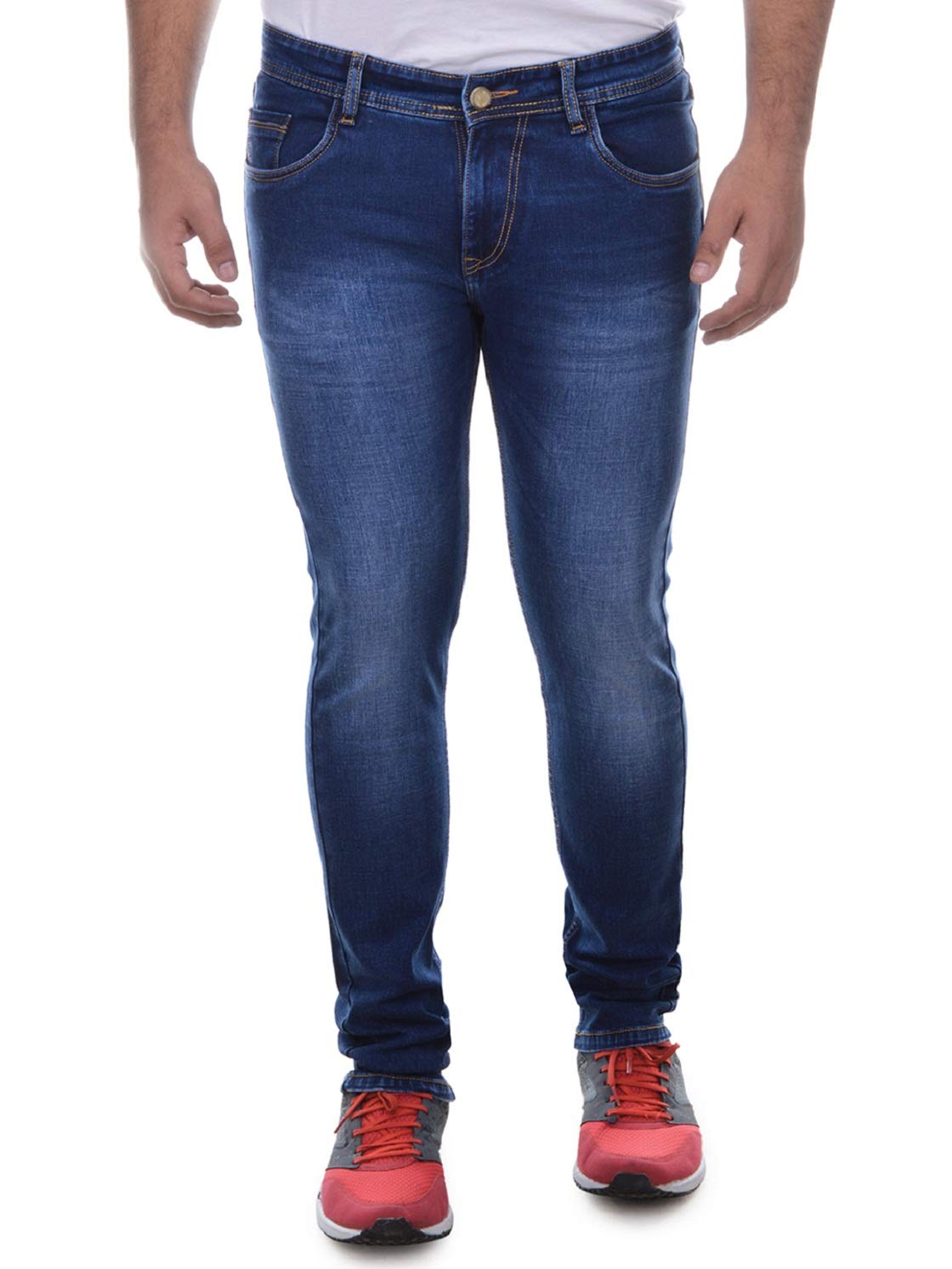Ben Martin Men’s Slim Fit Mid Rise Jeans