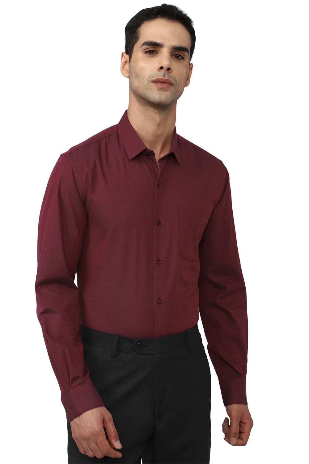 Peter England Men’s Cotton Slim Fit Shirt