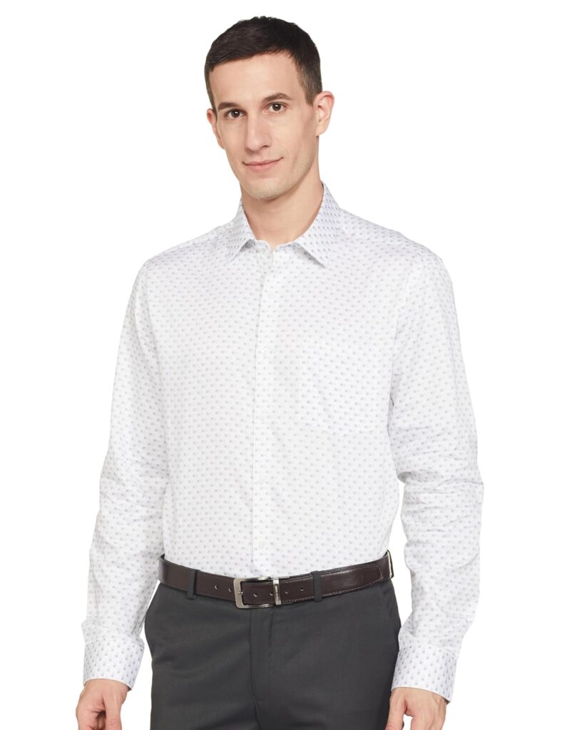 Arrow Men’s Cotton Printed Slim Fit Shirt