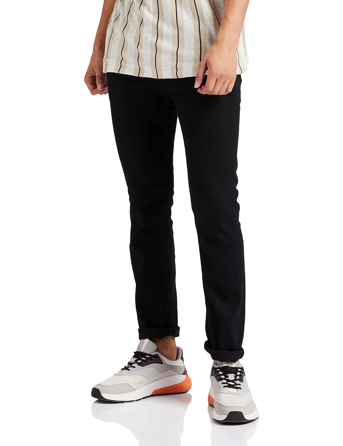 Amazon Brand – Symbol Men’s Slim Fit Mid Rise Jeans