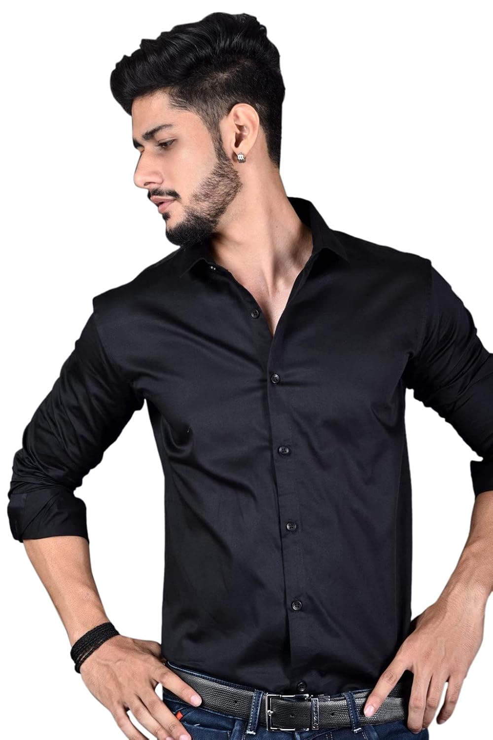 BE ACTIVE Men’s Solid Regular Fit Shirt