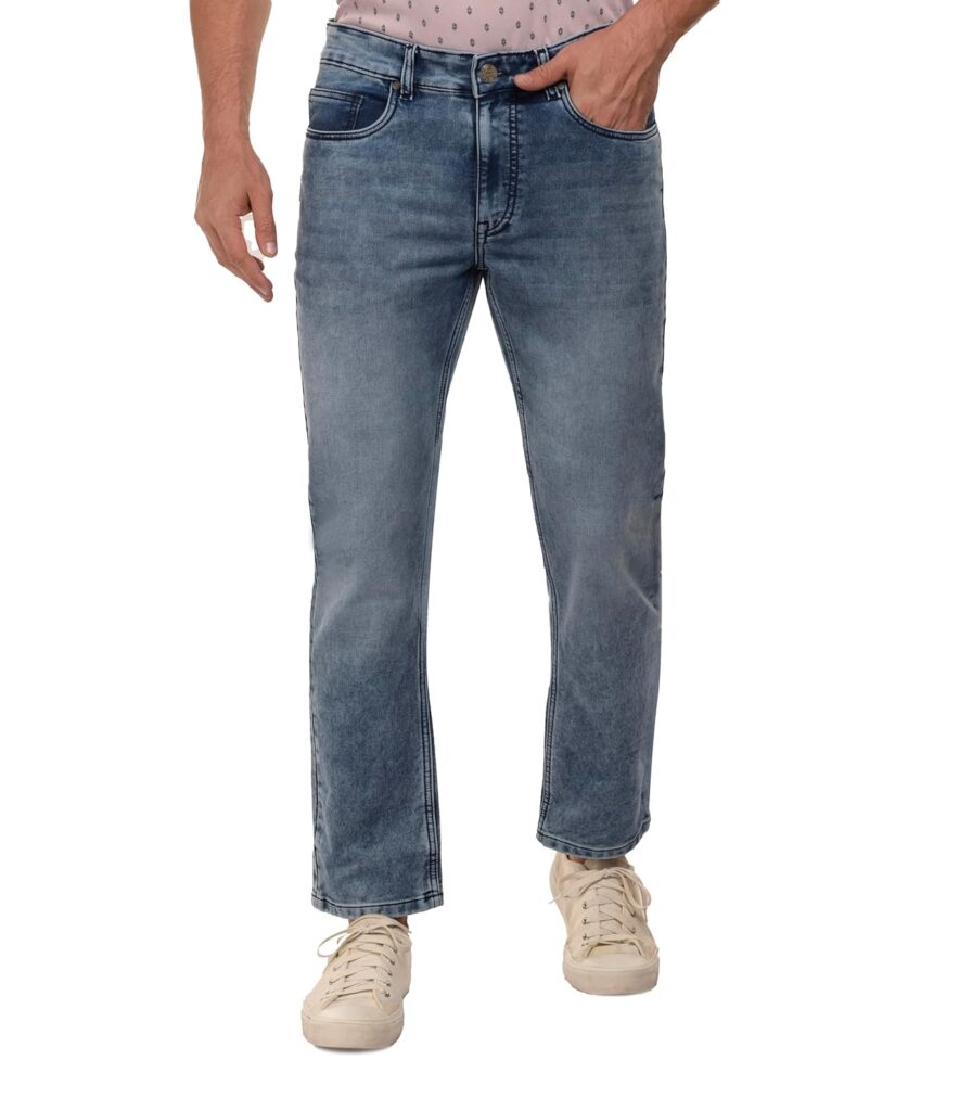 i’sol Men’s Premium Straight Fit Stretchable Jeans | Denim Pant | Cotton Stretch | Office or Party | Jeans for Men | Men Jeans