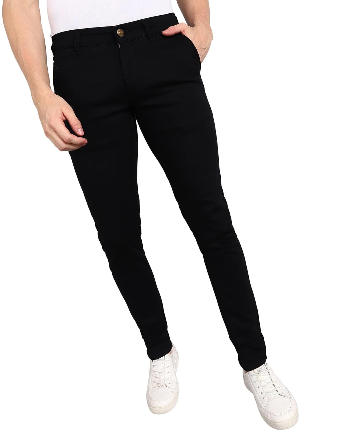 Urbano Fashion Men’s Slim Fit Washed Jeans Stretchable