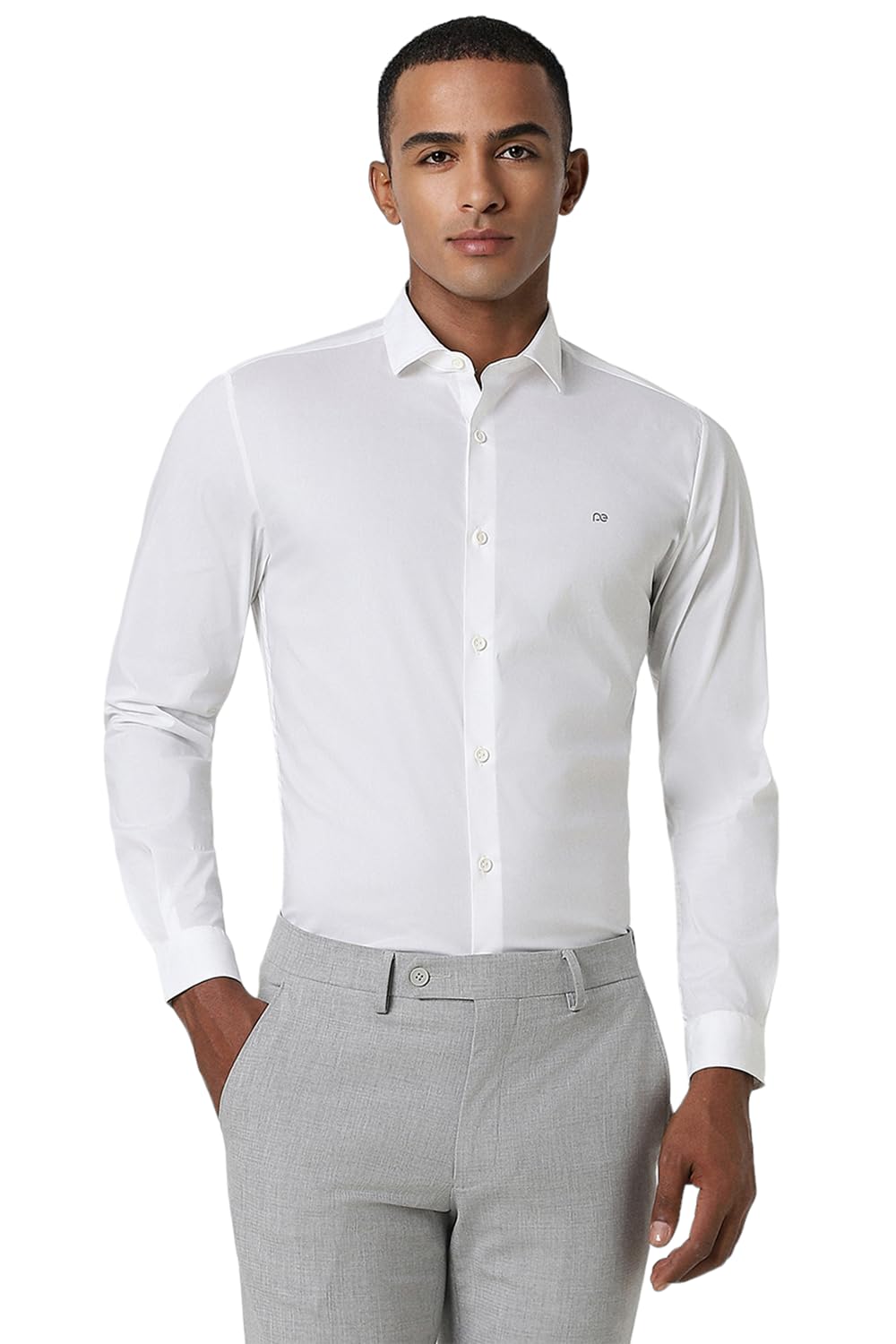 Peter England Men’s Solid Slim Fit Shirt