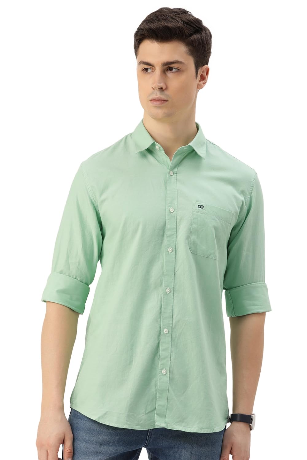 Peter England Men’s Solid Slim Fit Shirt