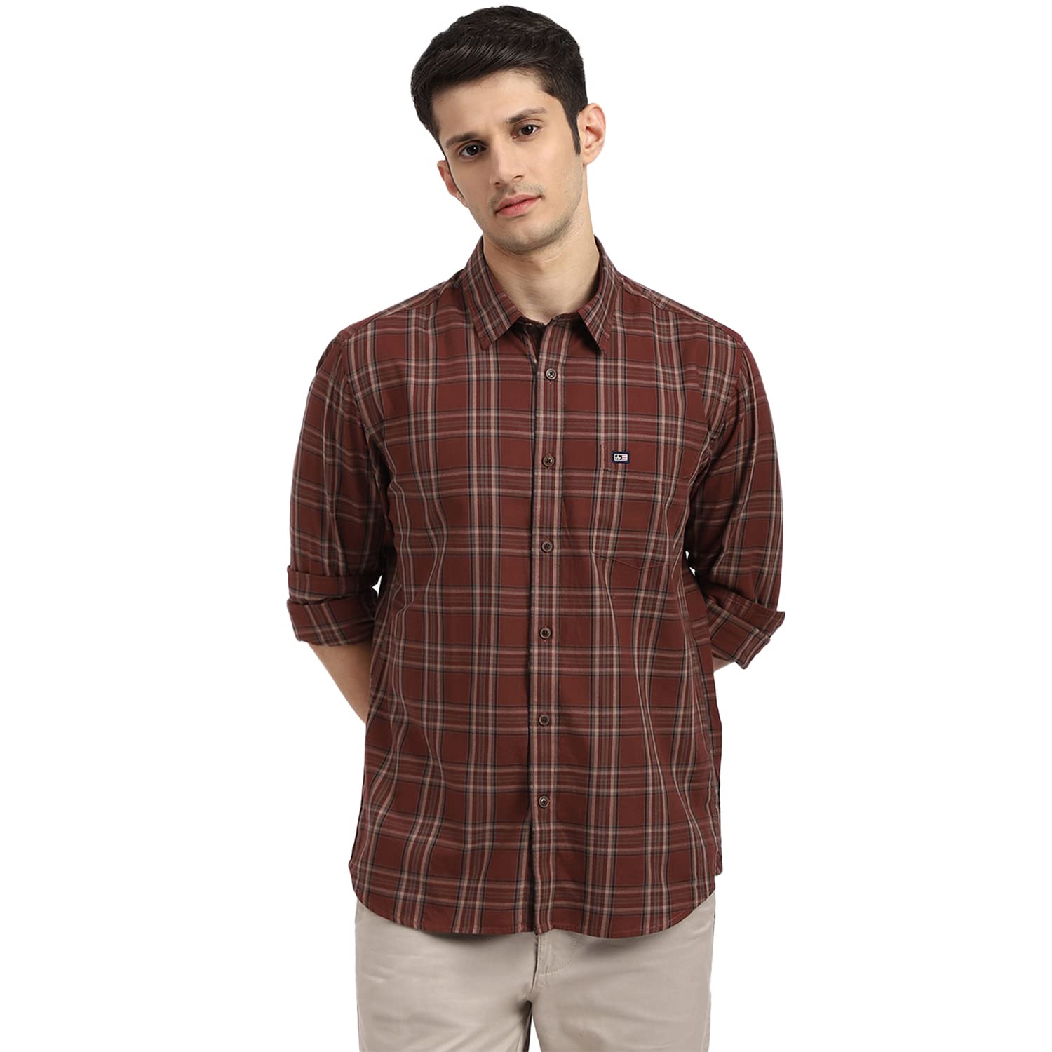 Arrow Men’s 100% Cotton Slim Fit Shirt