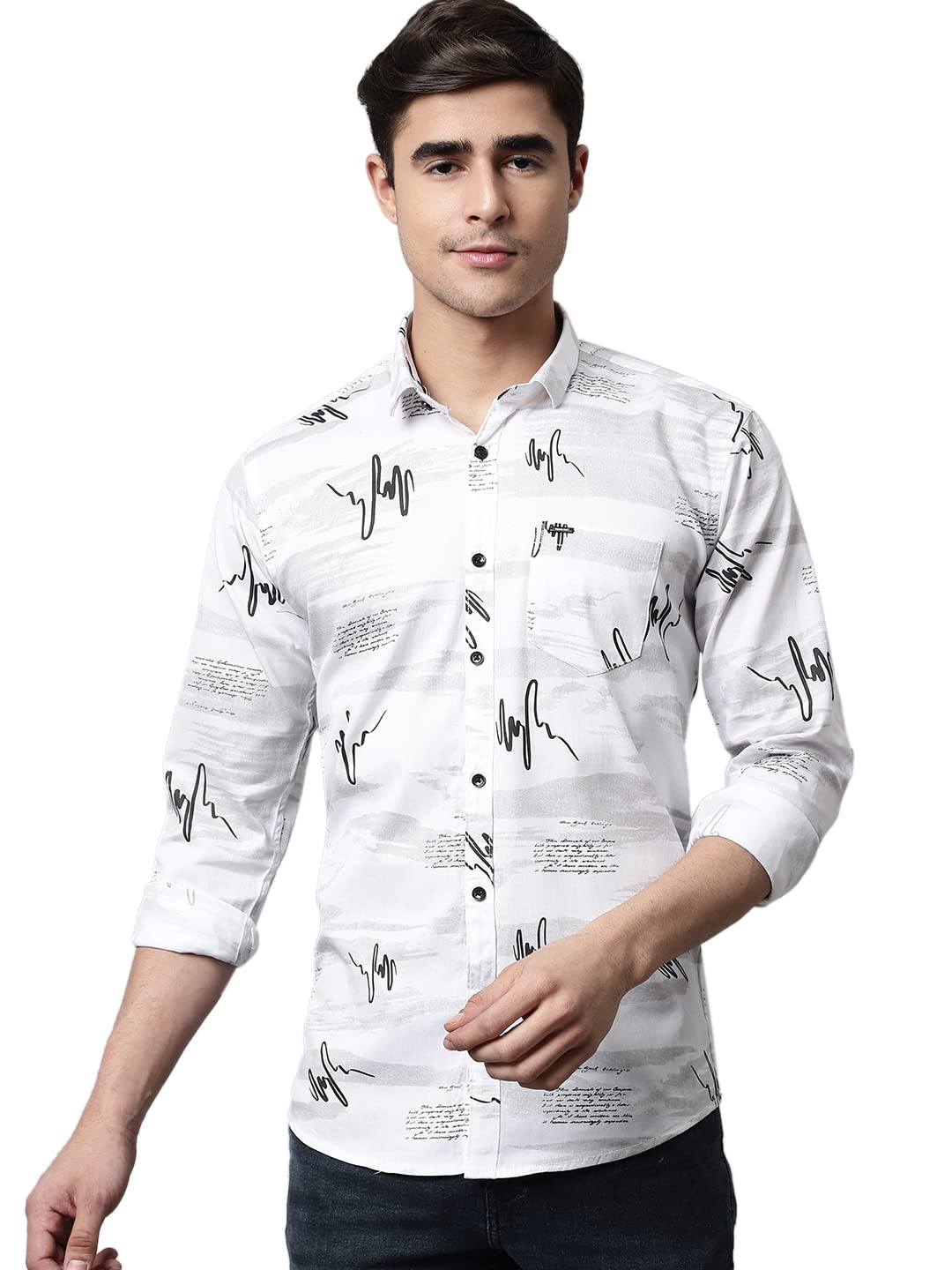 Majestic Man Men’s Cotton Slim Fit Shirt