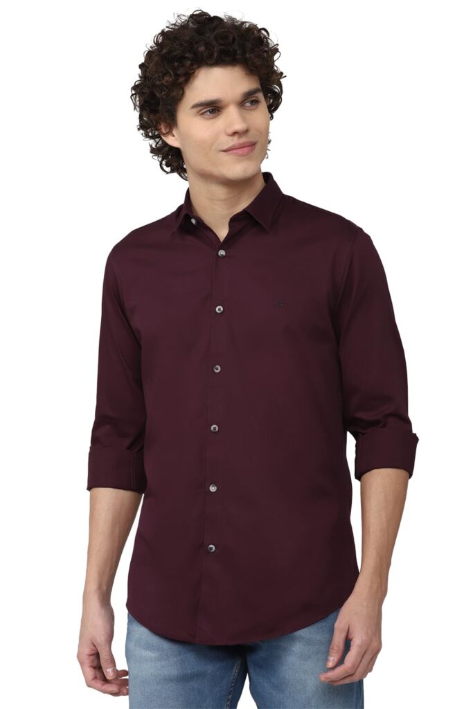 Peter England Men’s Cotton Slim Fit Shirt